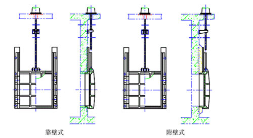 SSFZ型雙向止水閘門結(jié)構(gòu)圖g