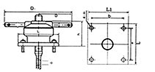 平推螺桿式啟閉機(jī)qlp結(jié)構(gòu)圖