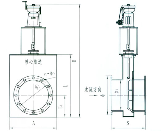 機閘一體高密封箱閘門啟閉機